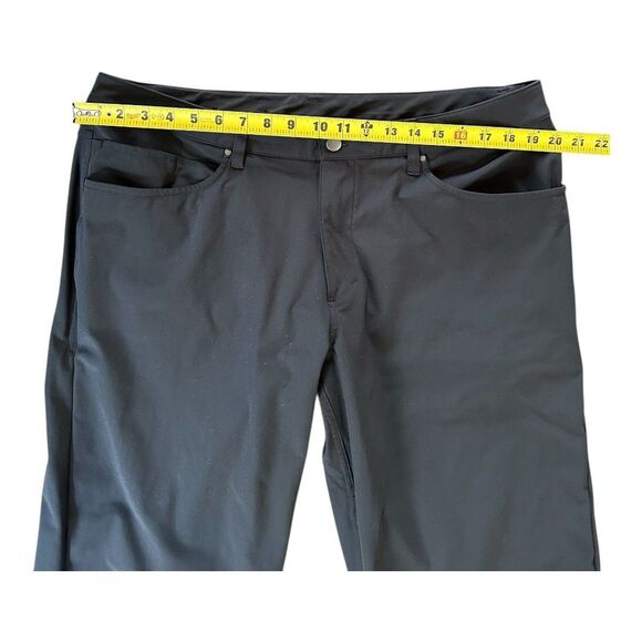 Lululemon ABC Classic-Fit 5 Pocket Pant Men's 38x33 Warpstreme Stretch Dark Gray - Picture 3 of 7